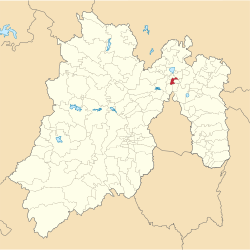Mexico Estado de Mexico Tultepec location map
